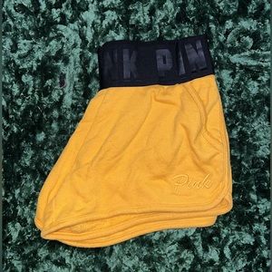 Victoria’s Secret PINK XS yellow shorts , pajama